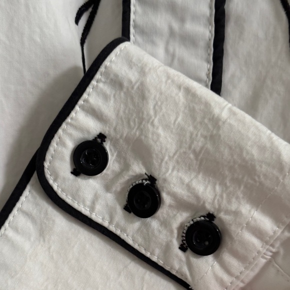 Men's Western style white shirt. Rodeo. Cowboy. Size Medium.  SKU 5 - Picture 5 of 8